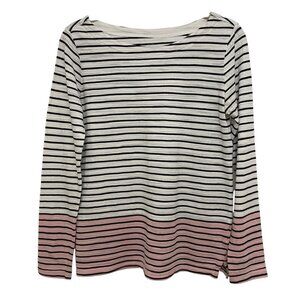 Gap‎ Long Sleeve Cotton Top Womens S Striped Lightweight